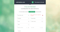 Desktop Screenshot of colorissimo.com